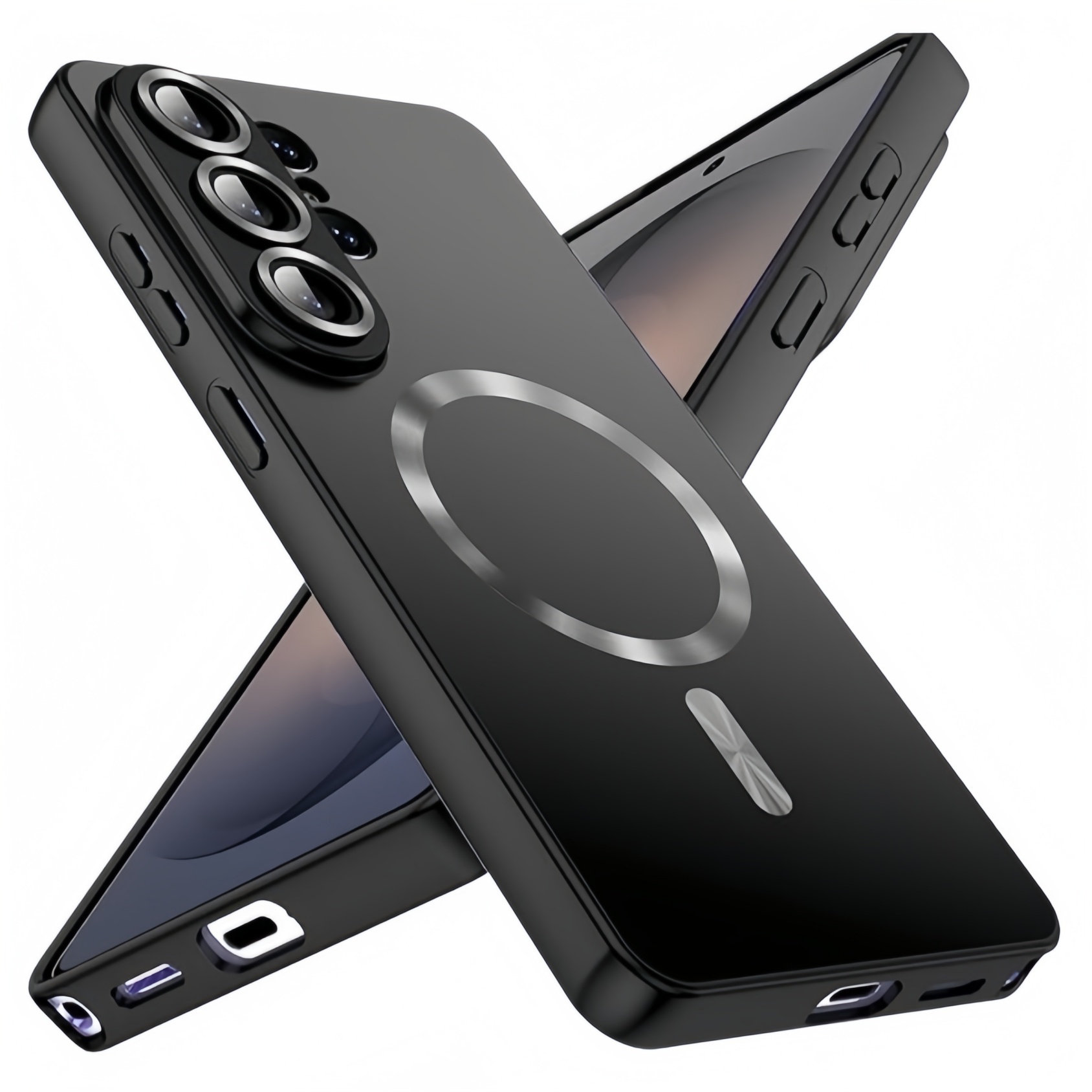 Photography Kit Samsung S26 Ultra - サムスンギャラクシー S26 ウルトラ/S26 プラス/S26 ケース、高級メッキマットケースフルカメラレンズカバープロテクターかわいい女性ガールズカバー