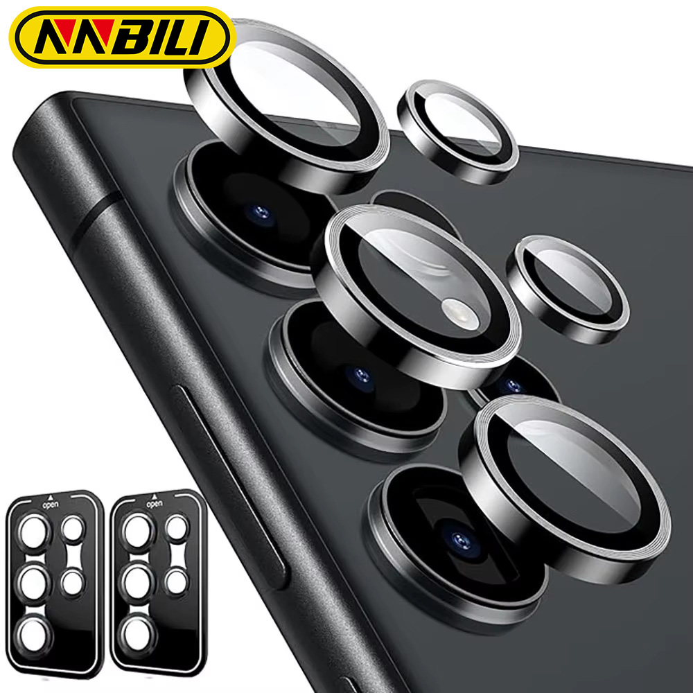 Photography Kit Samsung S26 Ultra - NNBILI 2セット メタル製携帯電話レンズリングガラス、Samsung Galaxy S26 S25
