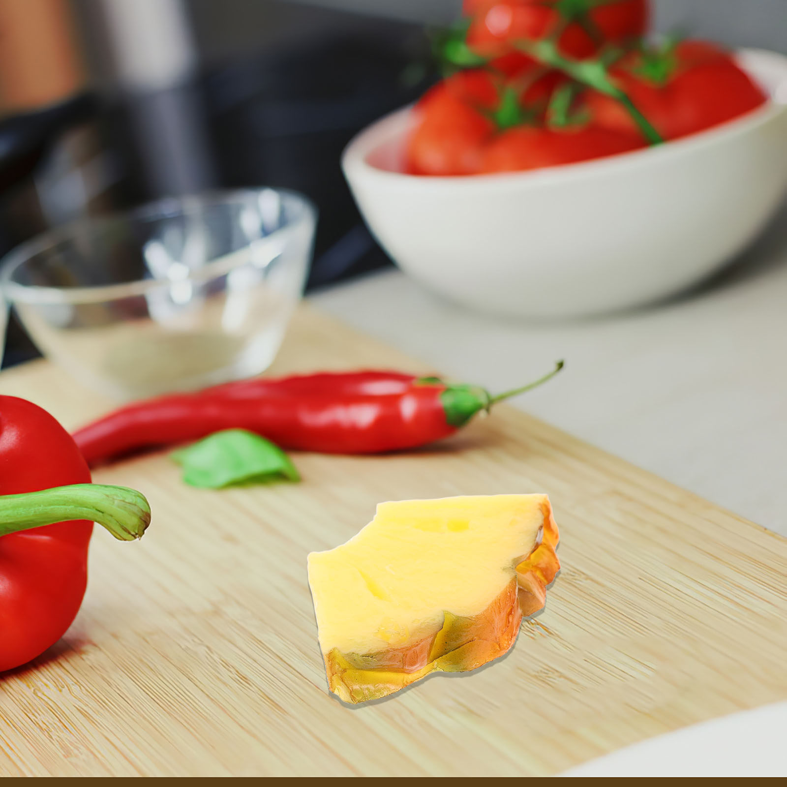 6個入りリアルな人工パイナップルスライス、食品写真撮影用小道 - Photography Of Food のレビューと価格