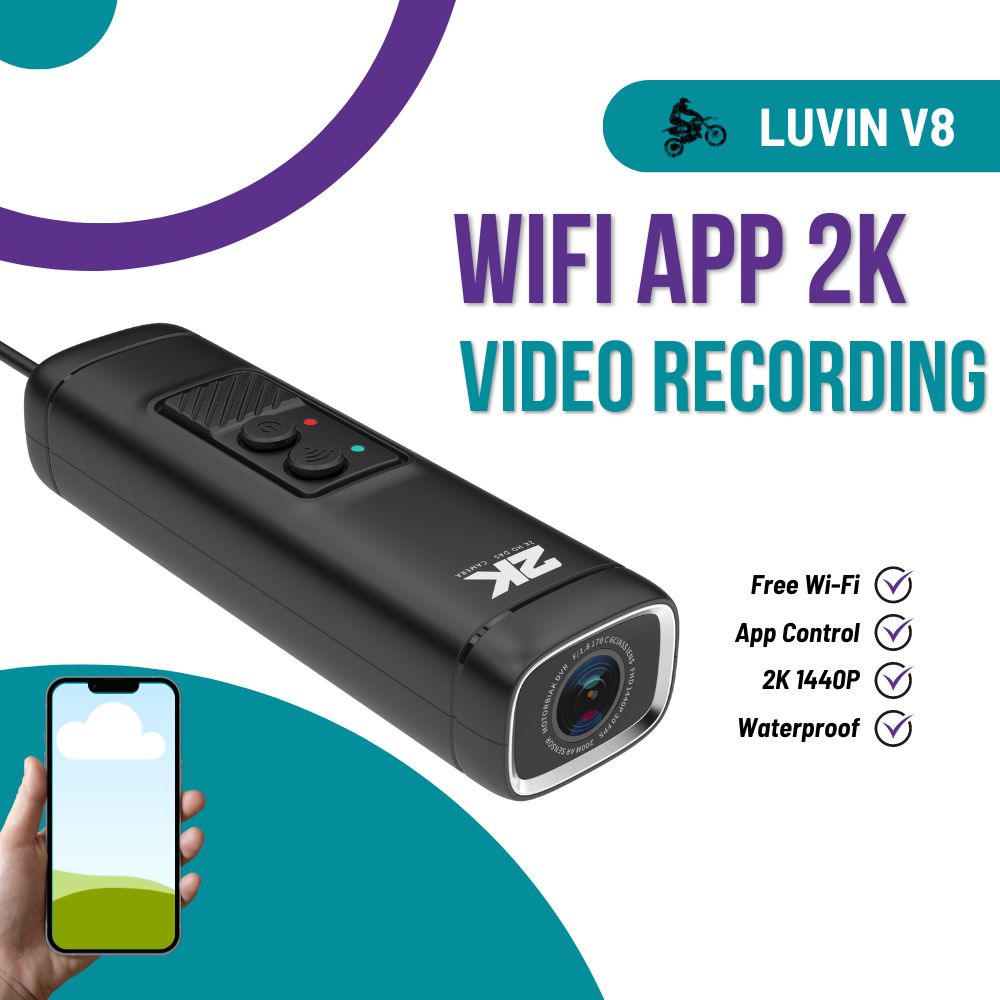 Freedconn-オートバイカメラ,防水,DVR,1440 - Photography Date のレビューと価格