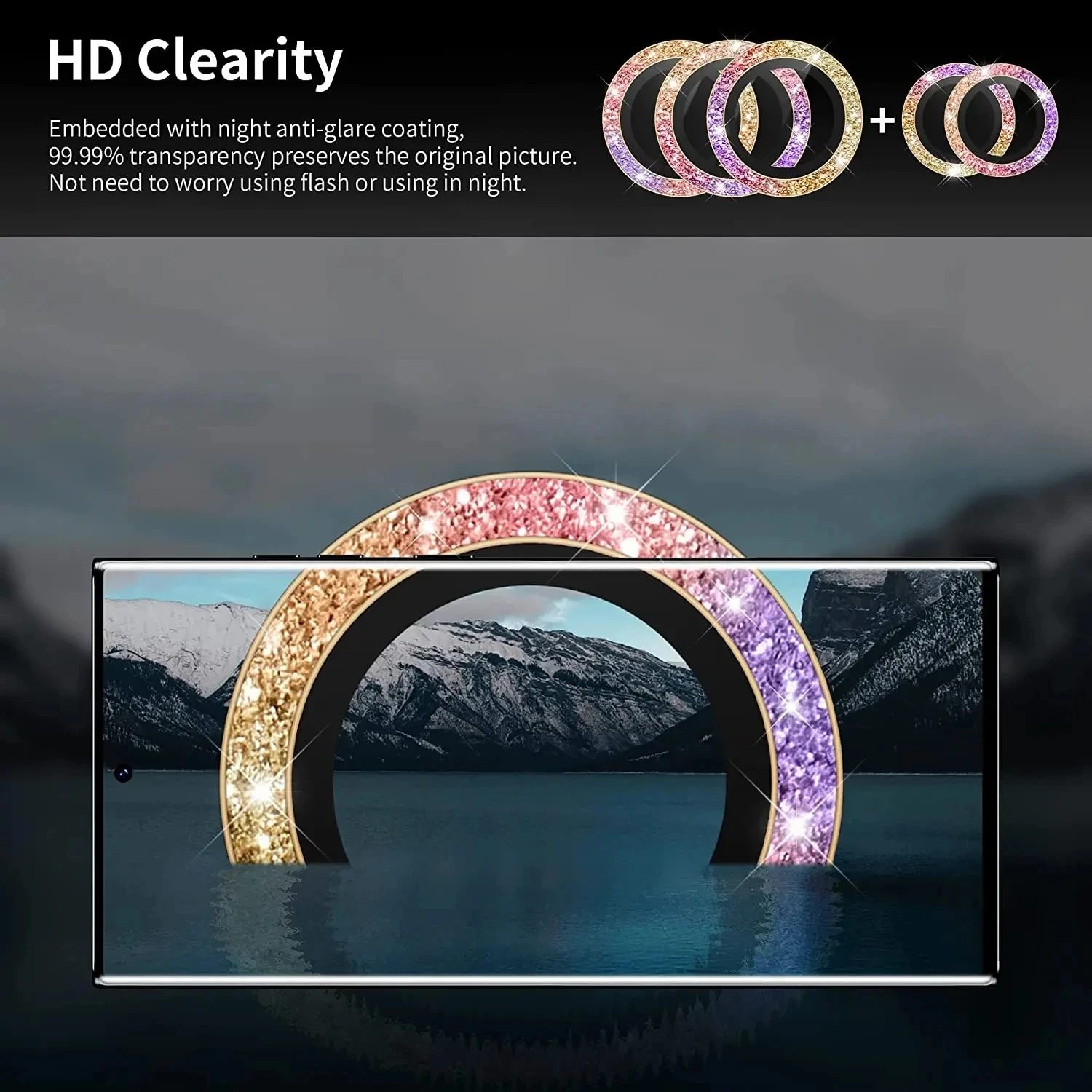 ダイヤモンドグリッターレンズガラス Samsung Gala - Photography Kit Samsung S26 Ultra のレビューと価格