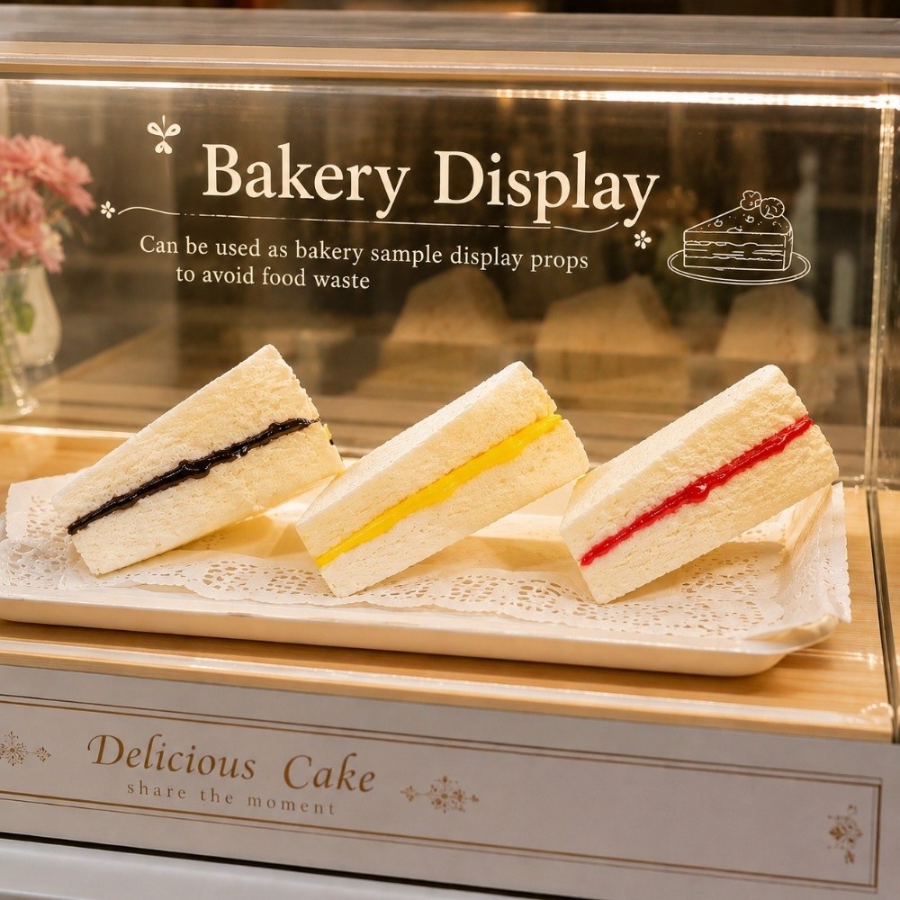 クリエイティブなPU製サンドイッチモデル、柔らかくリアルなフ - Photography Of Food のレビューと価格