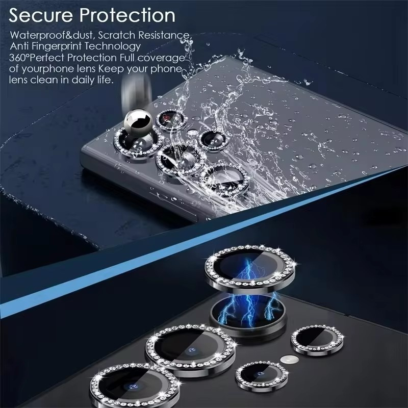 合金ブリンブリンダイヤモンドレンズガラスフィルムサムスンギャ - Photography Kit Samsung S26 Ultra のレビューと価格